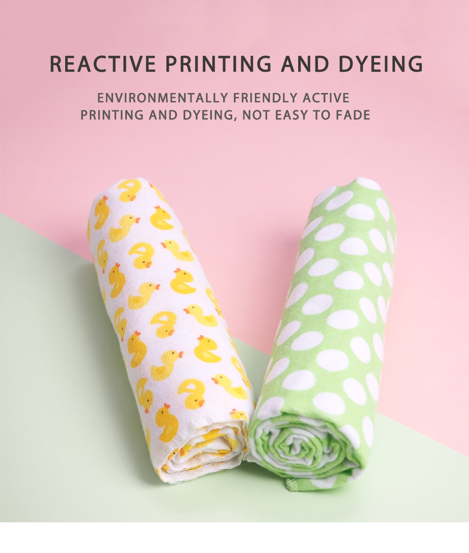 Muslin Flannel Swaddle Set 4 Pcs Muslin Flannel Swaddle Set 4 Pcs