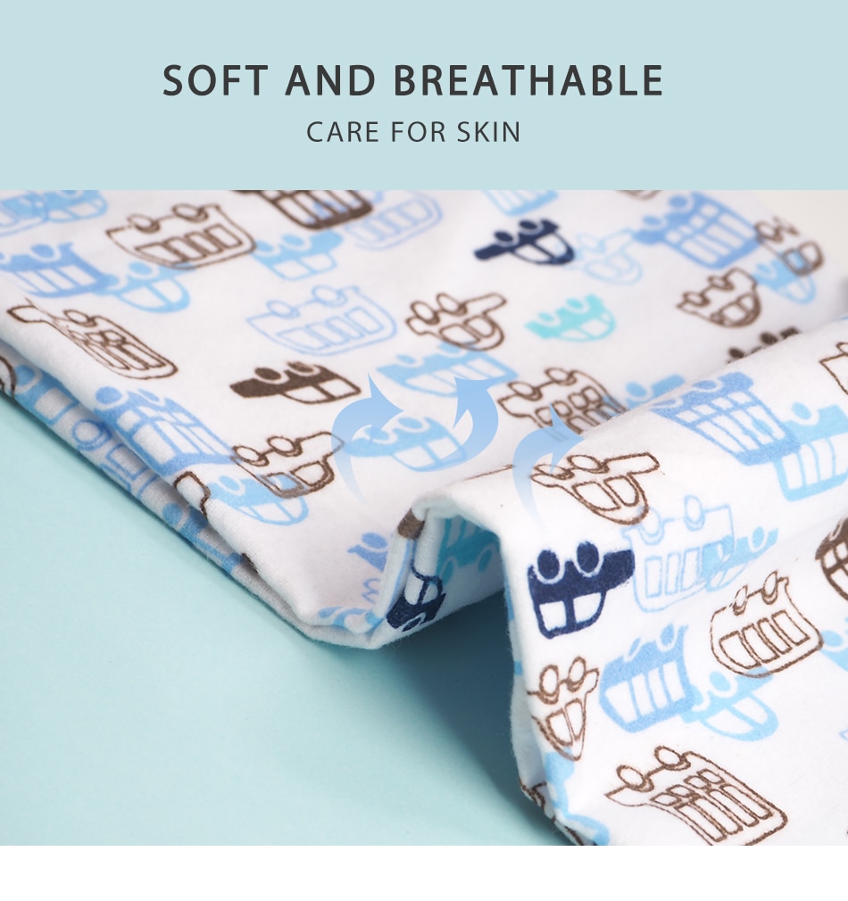 Muslin Flannel Swaddle Set 4 Pcs Muslin Flannel Swaddle Set 4 Pcs