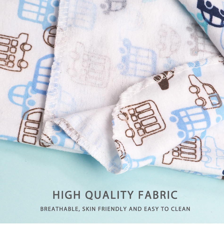 Muslin Flannel Swaddle Set 4 Pcs Muslin Flannel Swaddle Set 4 Pcs