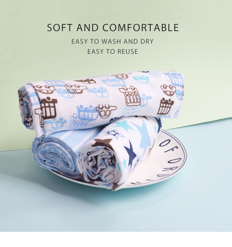 Muslin Flannel Swaddle Set 4 Pcs Muslin Flannel Swaddle Set 4 Pcs
