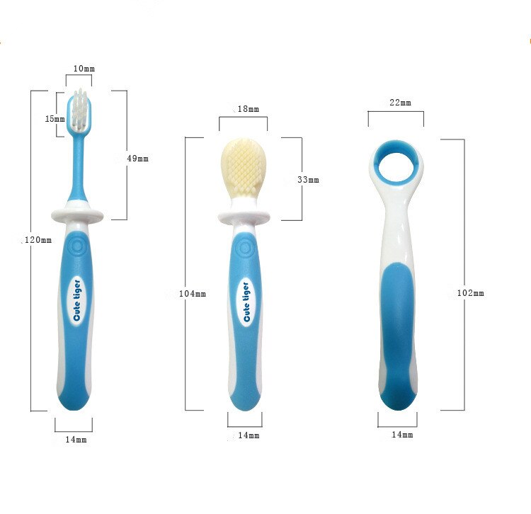 Baby's Soft Toothbrushes and Tongue Cleaner Baby's Soft Toothbrushes and Tongue Cleaner