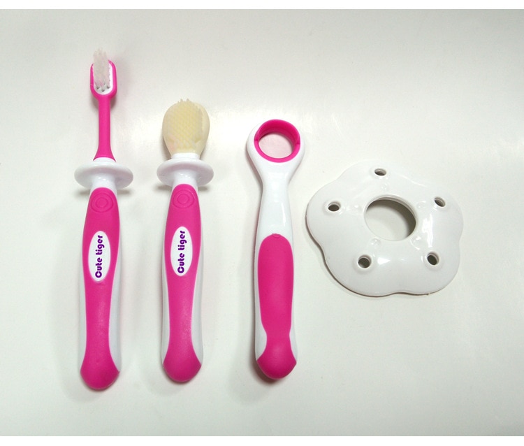 Baby's Soft Toothbrushes and Tongue Cleaner Baby's Soft Toothbrushes and Tongue Cleaner