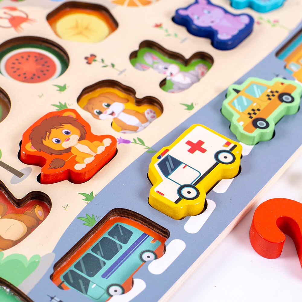 Montessori Educational Wooden Busy Board   Montessori Educational Wooden Busy Board