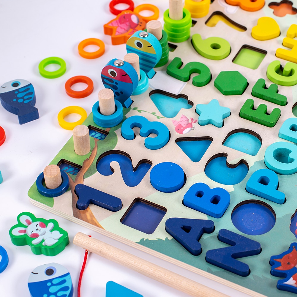 Montessori Educational Wooden Busy Board   Montessori Educational Wooden Busy Board