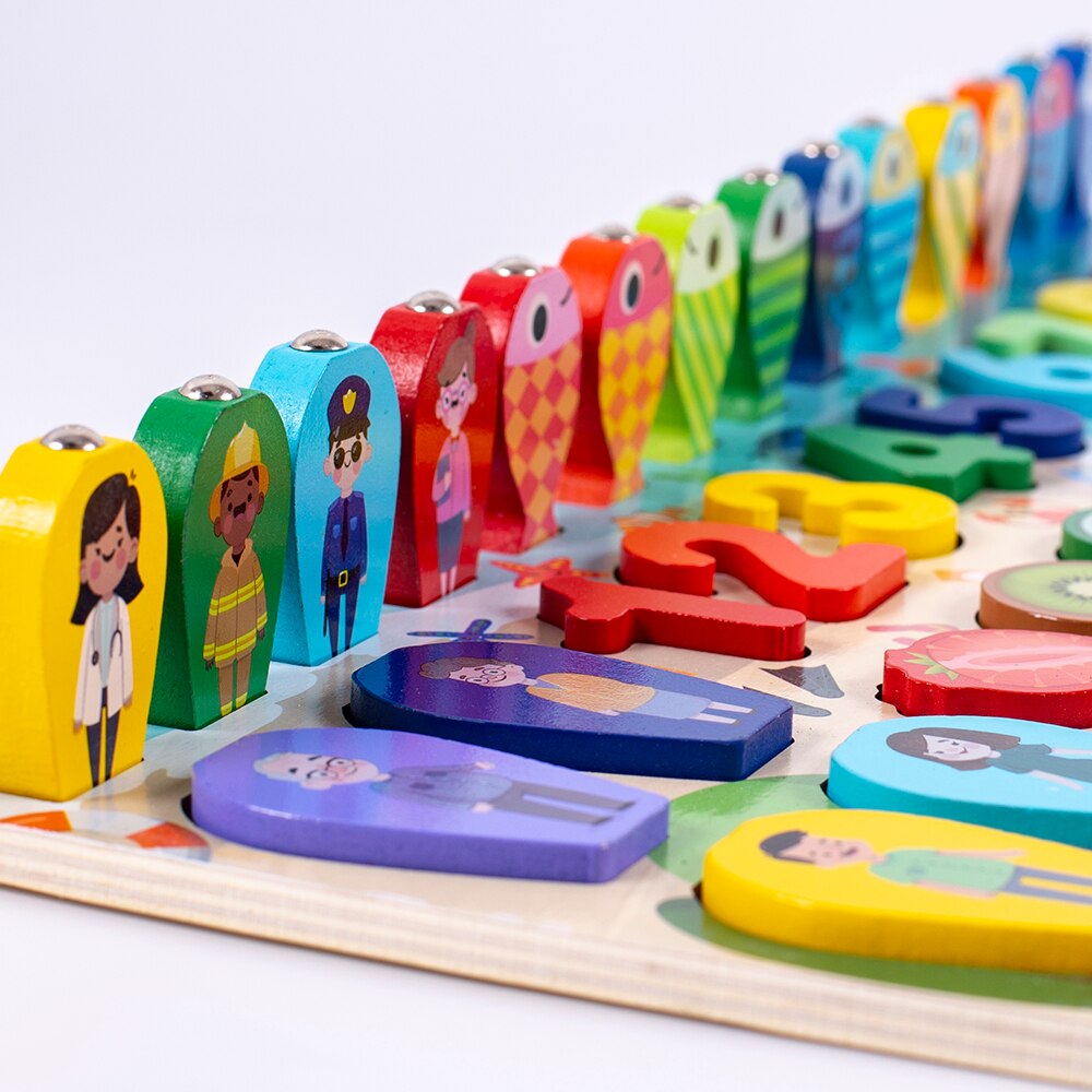 Montessori Educational Wooden Busy Board   Montessori Educational Wooden Busy Board