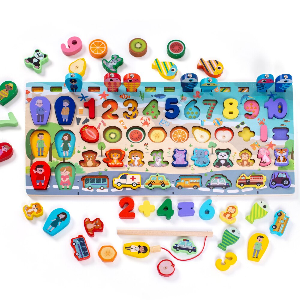 Montessori Educational Wooden Busy Board   Montessori Educational Wooden Busy Board