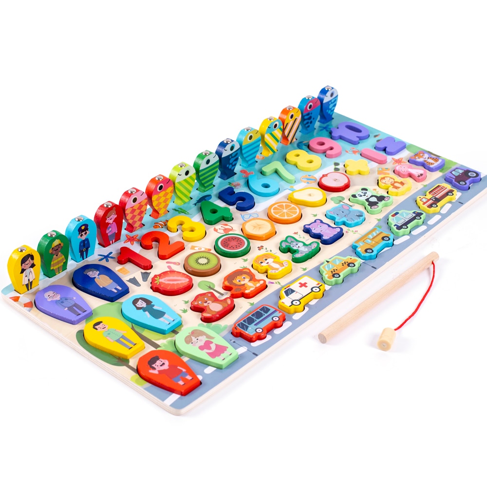 Montessori Educational Wooden Busy Board   Montessori Educational Wooden Busy Board