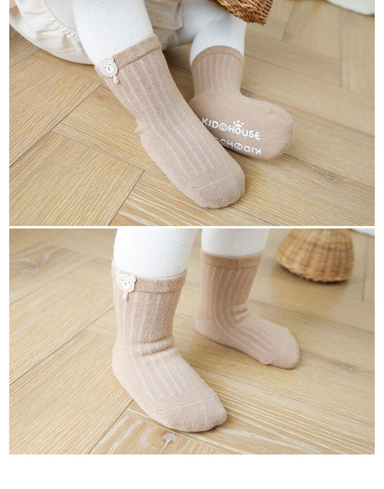 3 Pairs Cute Cartoon Newborn Socks 3 Pairs Cute Cartoon Newborn Socks