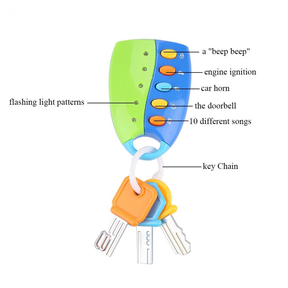 Musical Car Lock Key Shaped Toys for Baby Musical Car Lock Key Shaped Toys for Baby