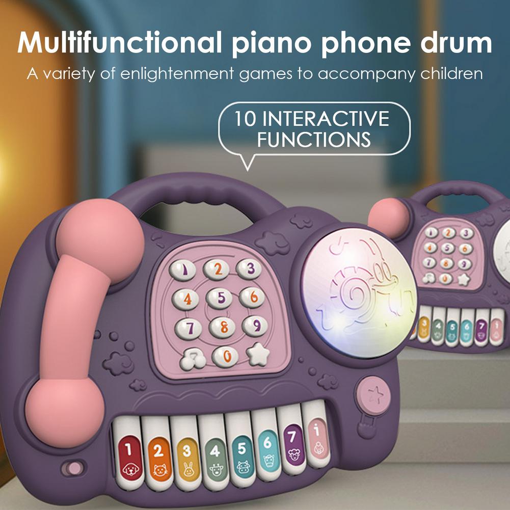 Educational Montessori Musical Piano Phone Educational Montessori Musical Piano Phone