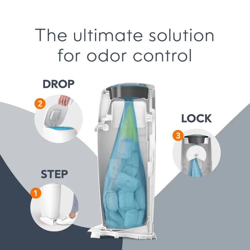 Diaper Genie Complete Diaper Pail (White) Odor Control, 1 Diaper Trash Can, 1 Refill, 1 Filter Diaper Genie Complete Diaper Pail (White) Odor Control, 1 Diaper Trash Can, 1 Refill, 1 Filter