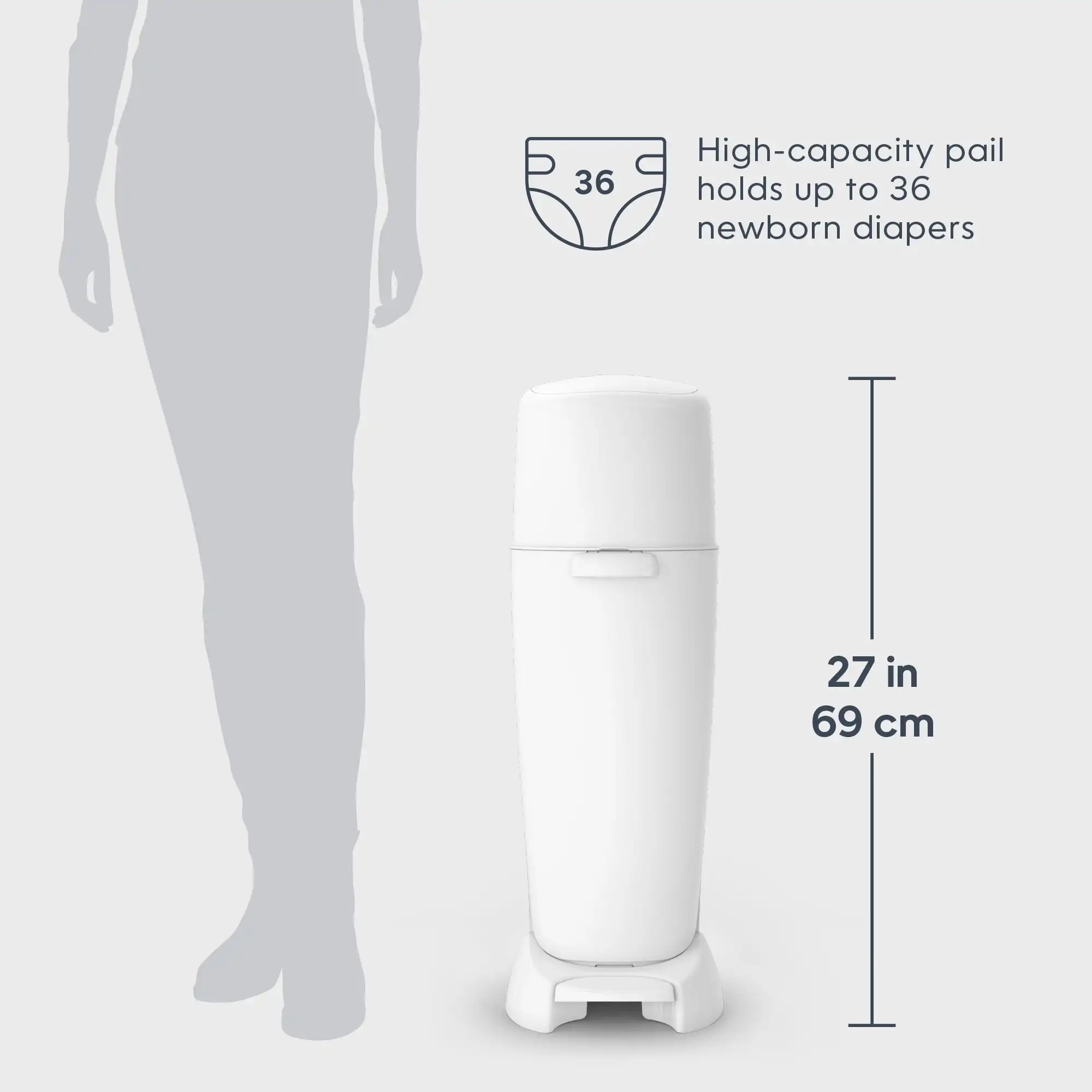 Diaper Genie Complete Diaper Pail (White) Odor Control, 1 Diaper Trash Can, 1 Refill, 1 Filter Diaper Genie Complete Diaper Pail (White) Odor Control, 1 Diaper Trash Can, 1 Refill, 1 Filter