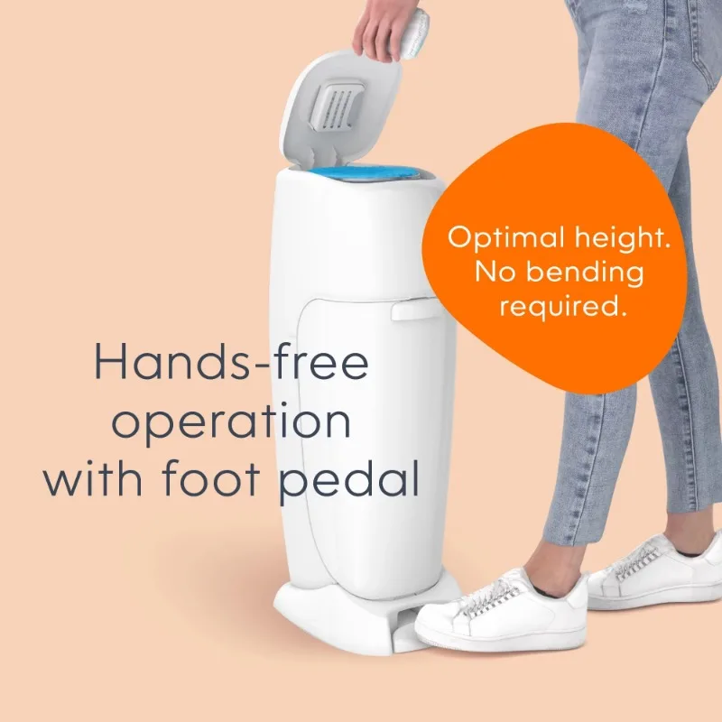 Diaper Genie Complete Diaper Pail (White) Odor Control, 1 Diaper Trash Can, 1 Refill, 1 Filter Diaper Genie Complete Diaper Pail (White) Odor Control, 1 Diaper Trash Can, 1 Refill, 1 Filter