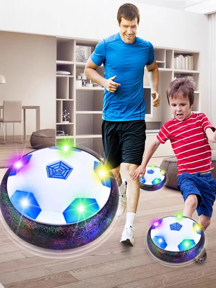 Hover Soccer Ball Boy Toys Light Up LED Soccer Ball Toys Floating Football Indoor Play Children Sport Toys Outdoor Game for Kids
