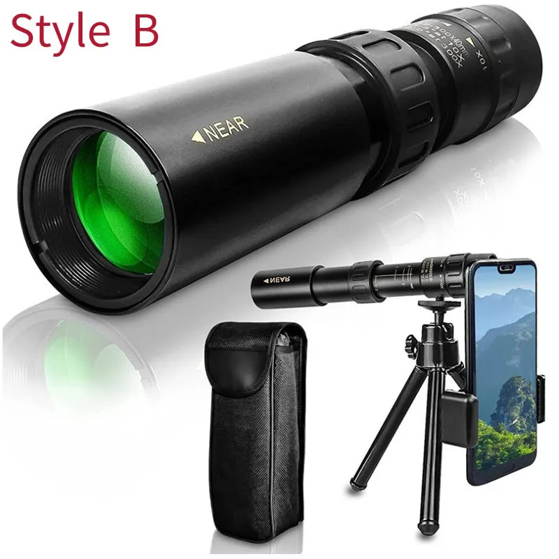 80X100 HD Powerful Monocular Telescope Phone Camera Zoom Starscope Tripod Telescope Phone Clip for Outdoor Camping Accessories 80X100 HD Powerful Monocular Telescope Phone Camera Zoom Starscope Tripod Telescope Phone Clip for Outdoor Camping Accessories