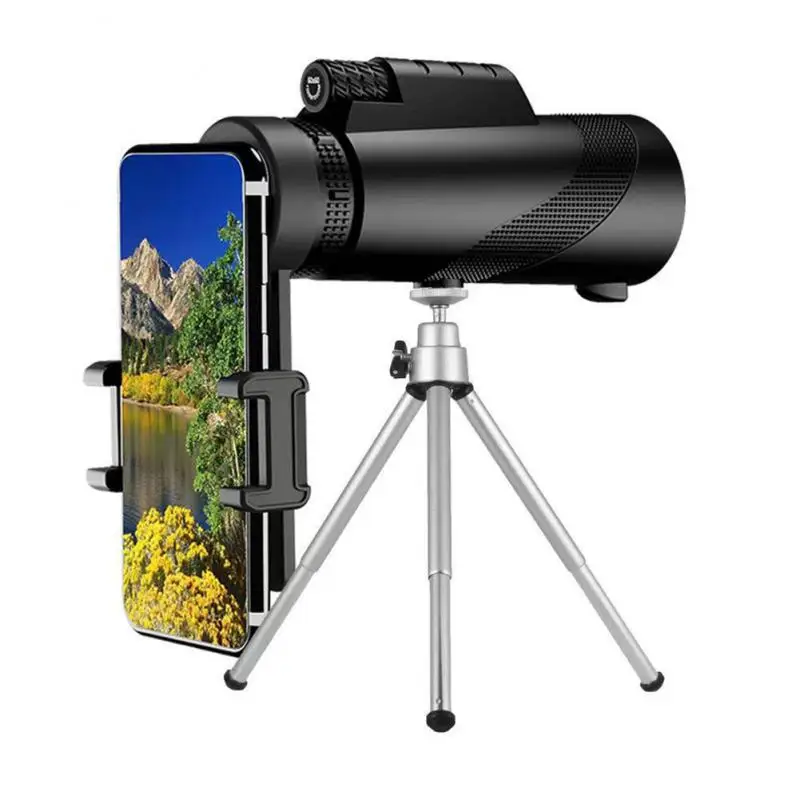 80X100 HD Powerful Monocular Telescope Phone Camera Zoom Starscope Tripod Telescope Phone Clip for Outdoor Camping Accessories 80X100 HD Powerful Monocular Telescope Phone Camera Zoom Starscope Tripod Telescope Phone Clip for Outdoor Camping Accessories