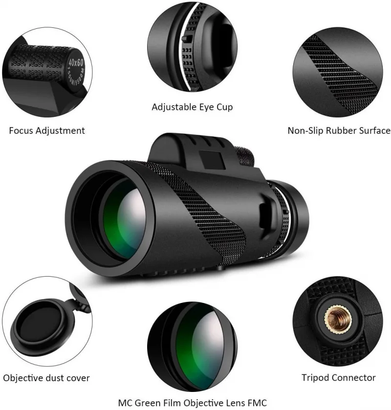 80X100 HD Powerful Monocular Telescope Phone Camera Zoom Starscope Tripod Telescope Phone Clip for Outdoor Camping Accessories 80X100 HD Powerful Monocular Telescope Phone Camera Zoom Starscope Tripod Telescope Phone Clip for Outdoor Camping Accessories