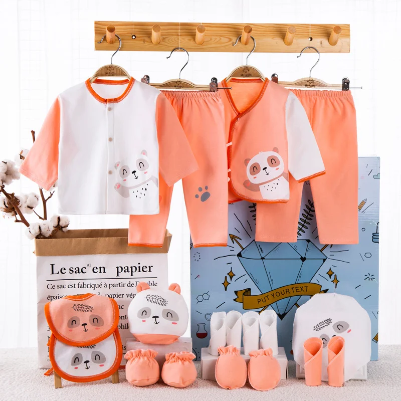 Lawadka 18piece/lot Newborn Baby Clothes For Girls Boys Sets 100% Cotton Infant Spring Autumn Soft Boy Clothing New born Hat Bib Lawadka 18piece/lot Newborn Baby Clothes For Girls Boys Sets 100% Cotton Infant Spring Autumn Soft Boy Clothing New born Hat Bib