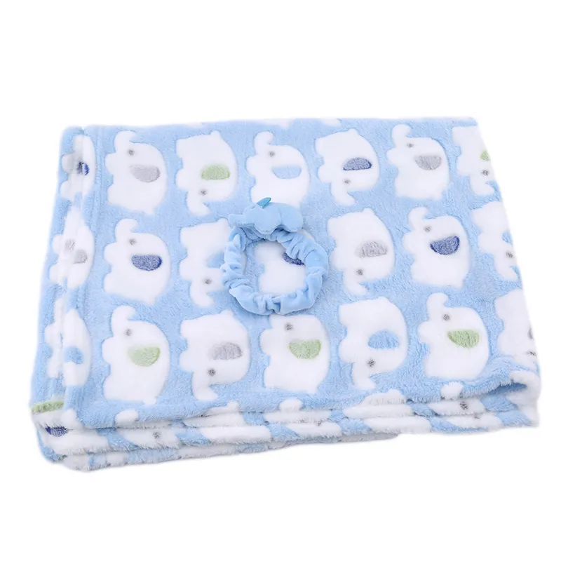 Cartoon Baby Blanket Cute Elephant Baby Products Newborn Elephant Air Conditioning Quilt Coral Velvet Pillow Quilt Dual-Use Cartoon Baby Blanket Cute Elephant Baby Products Newborn Elephant Air Conditioning Quilt Coral Velvet Pillow Quilt Dual-Use