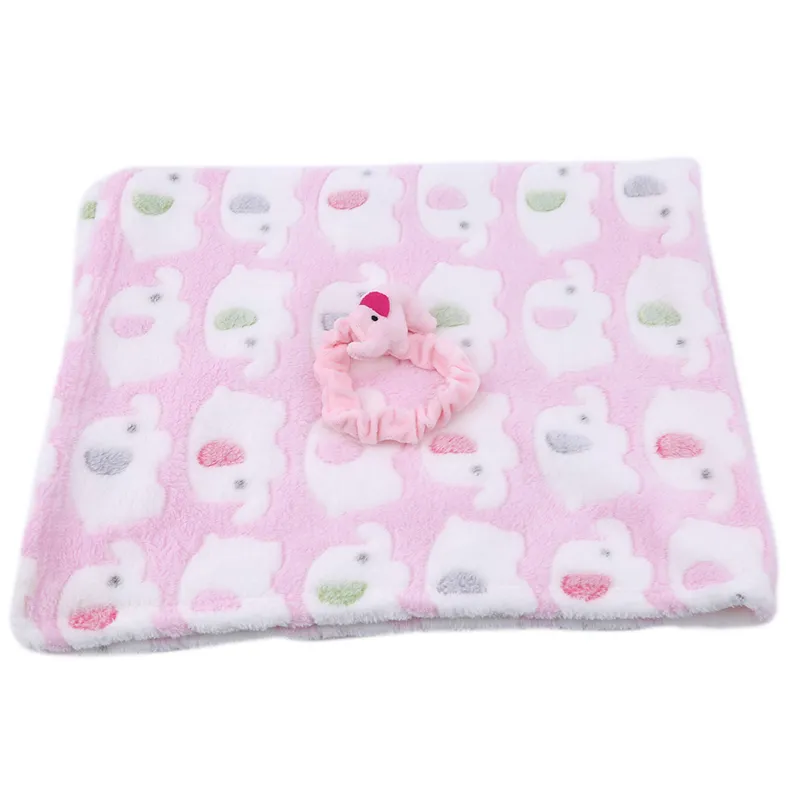 Cartoon Baby Blanket Cute Elephant Baby Products Newborn Elephant Air Conditioning Quilt Coral Velvet Pillow Quilt Dual-Use Cartoon Baby Blanket Cute Elephant Baby Products Newborn Elephant Air Conditioning Quilt Coral Velvet Pillow Quilt Dual-Use