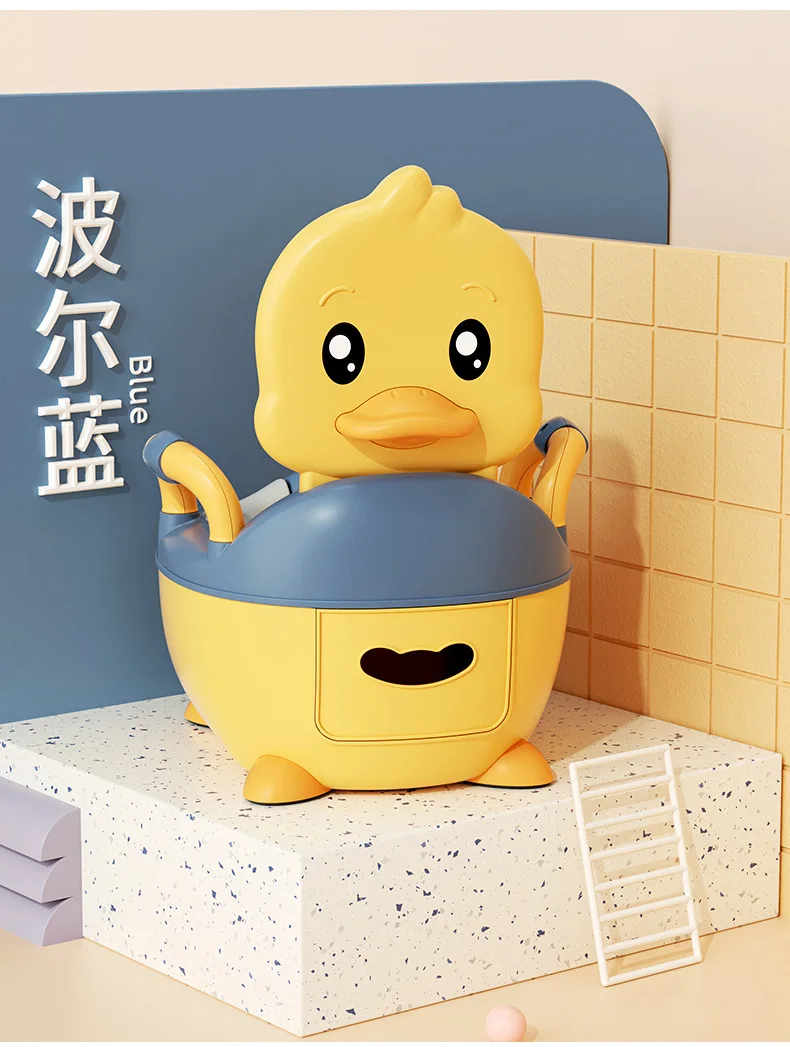 1-6 Years Old Children's Pot Cute Baby Toilet Seat Easy to Clean Baby Potty Portable Stool Boys And Girls Safe Trainer Seat WC