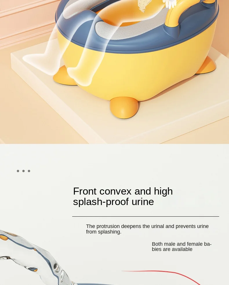 1-6 Years Old Children's Pot Cute Baby Toilet Seat Easy to Clean Baby Potty Portable Stool Boys And Girls Safe Trainer Seat WC