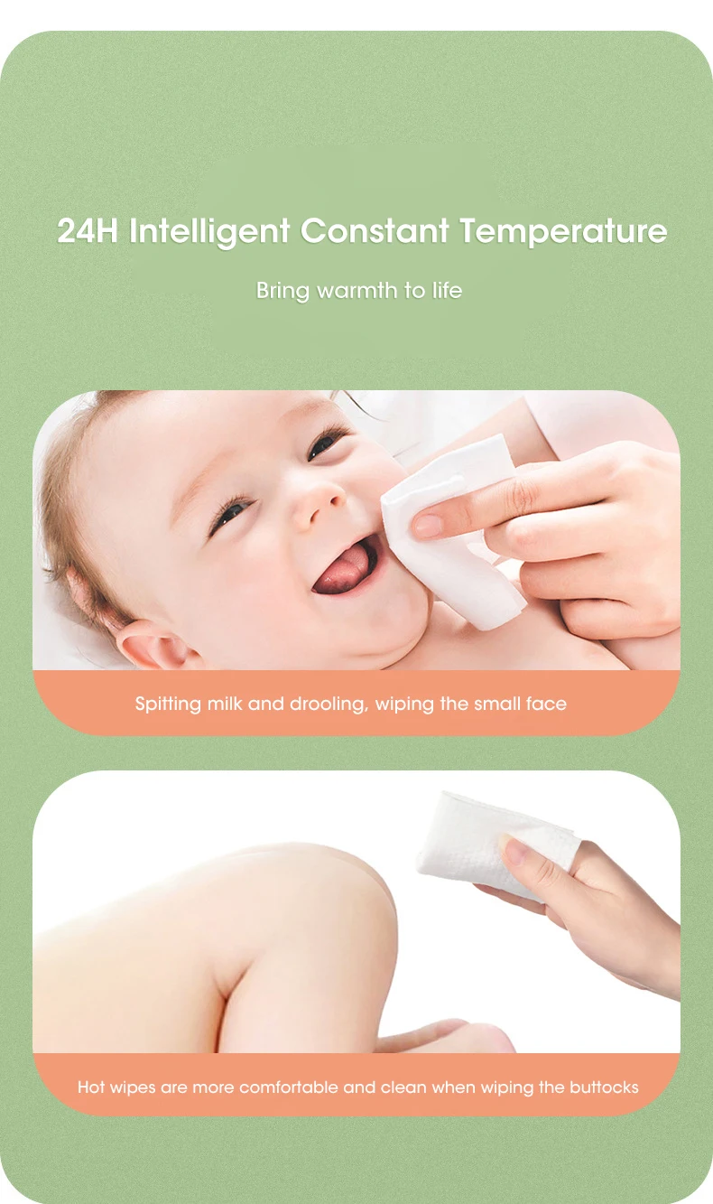 LED Display Baby Wipe Warmer Heater Wet Towel Dispenser Portable USB Charge Baby Wipe Warmer Napkin Heating Box Home/Car Use LED Display Baby Wipe Warmer Heater Wet Towel Dispenser Portable USB Charge Baby Wipe Warmer Napkin Heating Box Home/Car Use
