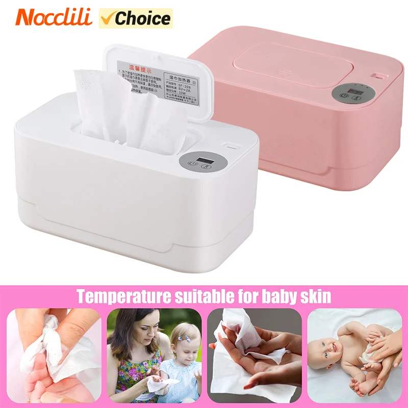 LED Display Baby Wipe Warmer Heater Wet Towel Dispenser Portable USB Charge Baby Wipe Warmer Napkin Heating Box Home/Car Use LED Display Baby Wipe Warmer Heater Wet Towel Dispenser Portable USB Charge Baby Wipe Warmer Napkin Heating Box Home/Car Use