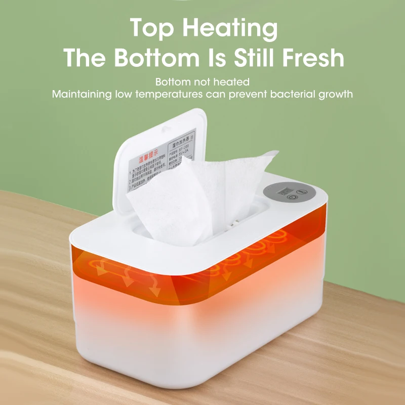 LED Display Baby Wipe Warmer Heater Wet Towel Dispenser Portable USB Charge Baby Wipe Warmer Napkin Heating Box Home/Car Use LED Display Baby Wipe Warmer Heater Wet Towel Dispenser Portable USB Charge Baby Wipe Warmer Napkin Heating Box Home/Car Use