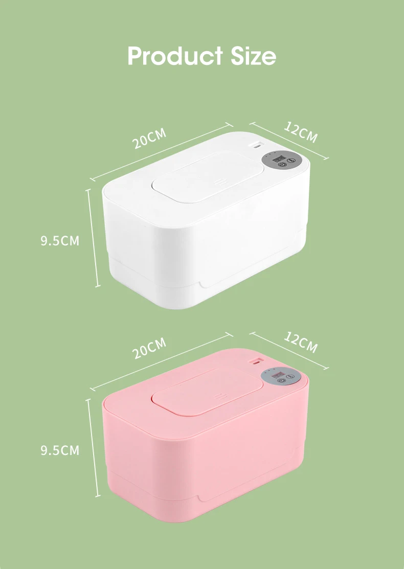 LED Display Baby Wipe Warmer Heater Wet Towel Dispenser Portable USB Charge Baby Wipe Warmer Napkin Heating Box Home/Car Use LED Display Baby Wipe Warmer Heater Wet Towel Dispenser Portable USB Charge Baby Wipe Warmer Napkin Heating Box Home/Car Use