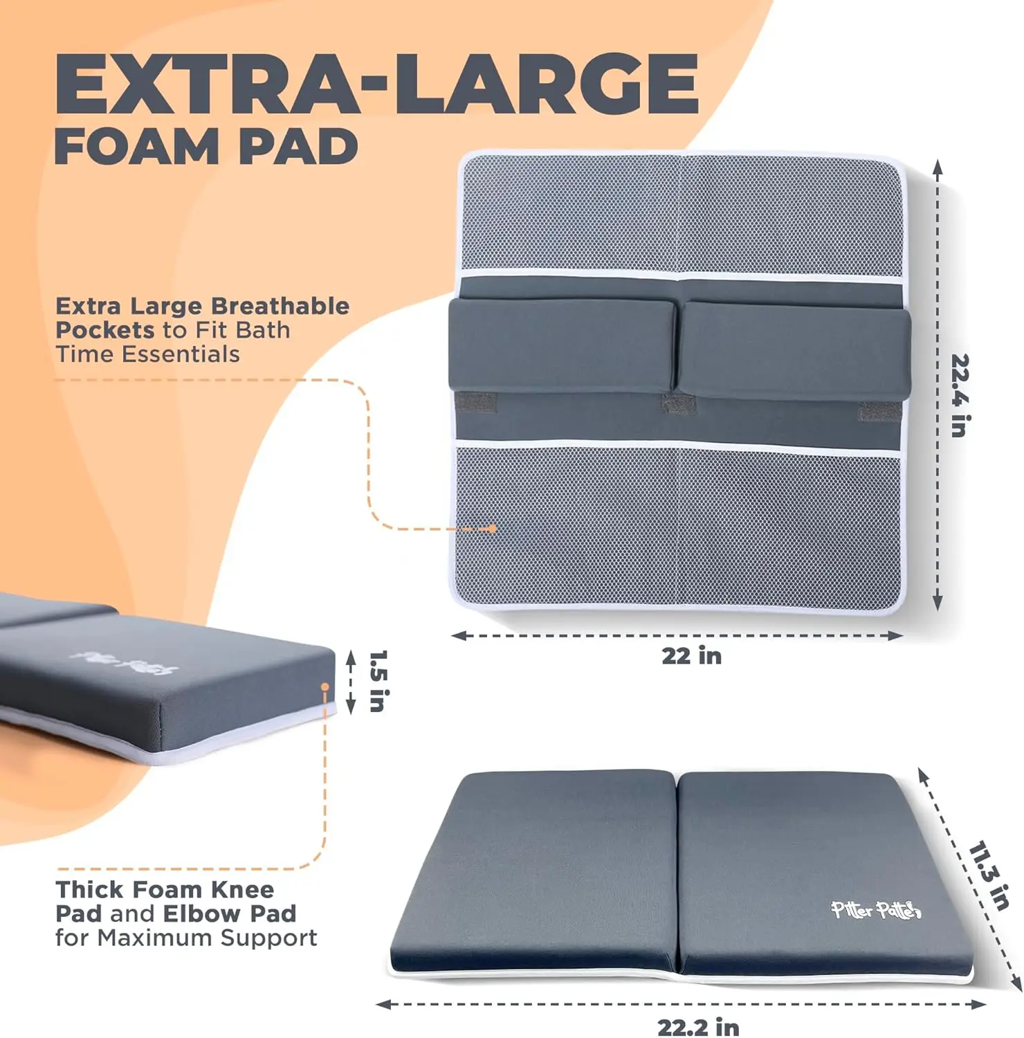 Baby Bath Kneeler And Elbow Rest Pad Set | Neoprene & Foam Bath Kneeling Pad For Bathing Baby | Non Slip Pad Baby Bath Essential Baby Bath Kneeler And Elbow Rest Pad Set | Neoprene & Foam Bath Kneeling Pad For Bathing Baby | Non Slip Pad Baby Bath Essential