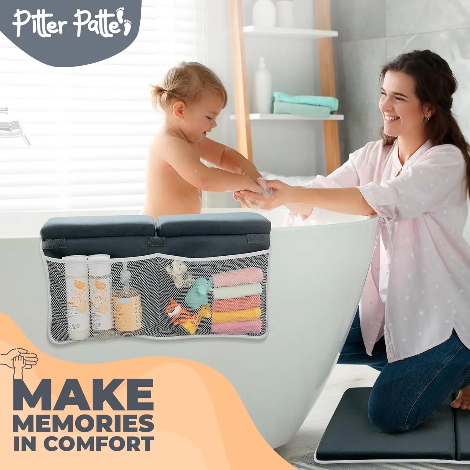 Baby Bath Kneeler And Elbow Rest Pad Set | Neoprene & Foam Bath Kneeling Pad For Bathing Baby | Non Slip Pad Baby Bath Essential Baby Bath Kneeler And Elbow Rest Pad Set | Neoprene & Foam Bath Kneeling Pad For Bathing Baby | Non Slip Pad Baby Bath Essential