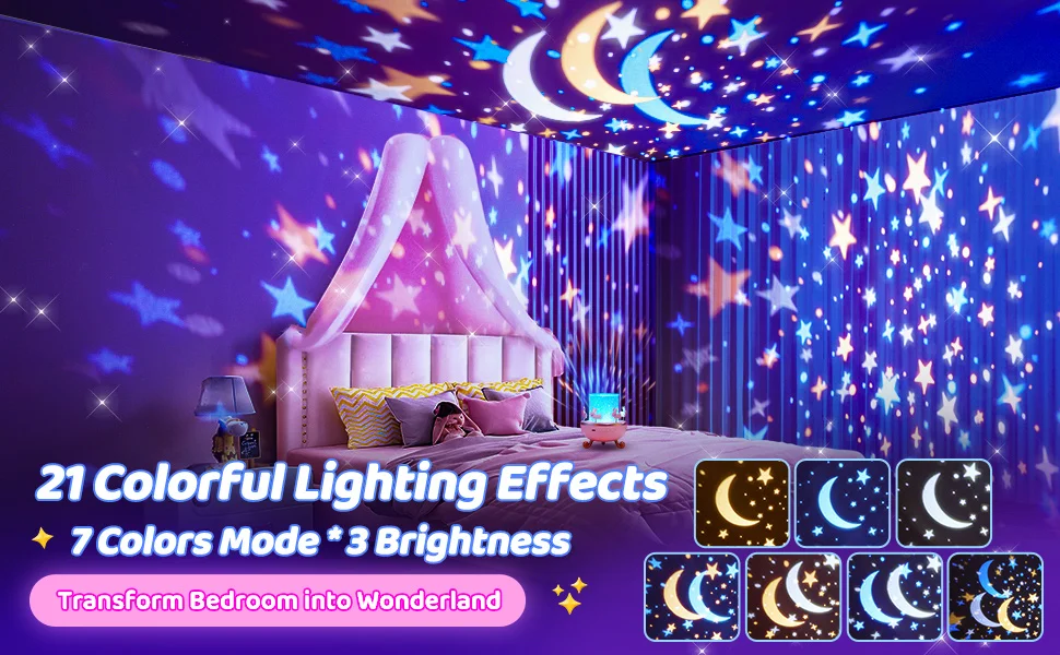 Projector Night Light with Speaker for Kids Room Decor 12 Films Kawaii Ocean Projection Nightlights For Baby Bedroom Gifts Projector Night Light with Speaker for Kids Room Decor 12 Films Kawaii Ocean Projection Nightlights For Baby Bedroom Gifts