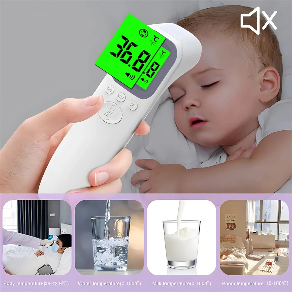 Infrared Thermometer Digital LCD Body Measurement Kids Adult Fever IR Children Non-Contact Termometrometer Infrared Thermometer Digital LCD Body Measurement Kids Adult Fever IR Children Non-Contact Termometrometer