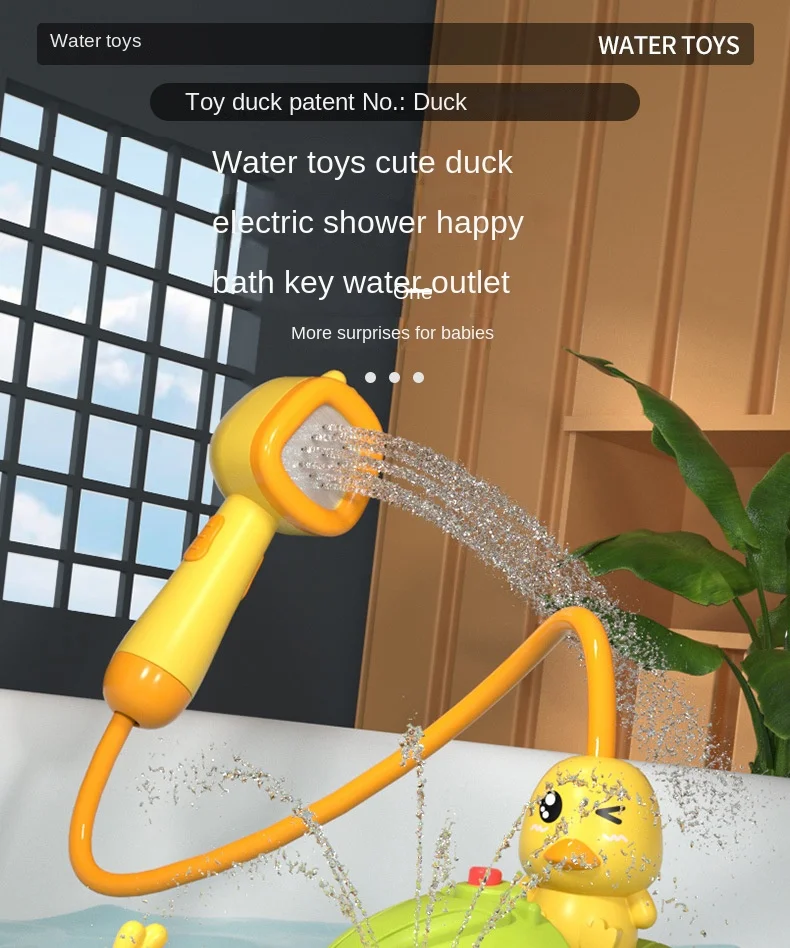 Baby Bath Toys Cute Duck Electric Water Spray Bathroom Bathing Toys Kids Bath And Shower Bathtubs Interactive Toddler Toys Gifts Baby Bath Toys Cute Duck Electric Water Spray Bathroom Bathing Toys Kids Bath And Shower Bathtubs Interactive Toddler Toys Gifts