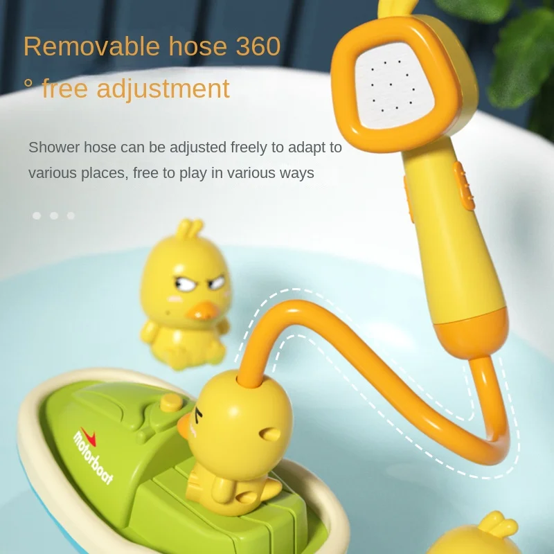 Baby Bath Toys Cute Duck Electric Water Spray Bathroom Bathing Toys Kids Bath And Shower Bathtubs Interactive Toddler Toys Gifts Baby Bath Toys Cute Duck Electric Water Spray Bathroom Bathing Toys Kids Bath And Shower Bathtubs Interactive Toddler Toys Gifts