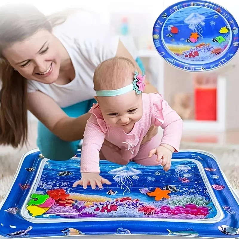 Infant Tummy Time Baby Water Play Mat PVC Inflatable Cushion Toddler Water Pad For Kids Early Education Developing Activity Toys Infant Tummy Time Baby Water Play Mat PVC Inflatable Cushion Toddler Water Pad For Kids Early Education Developing Activity Toys