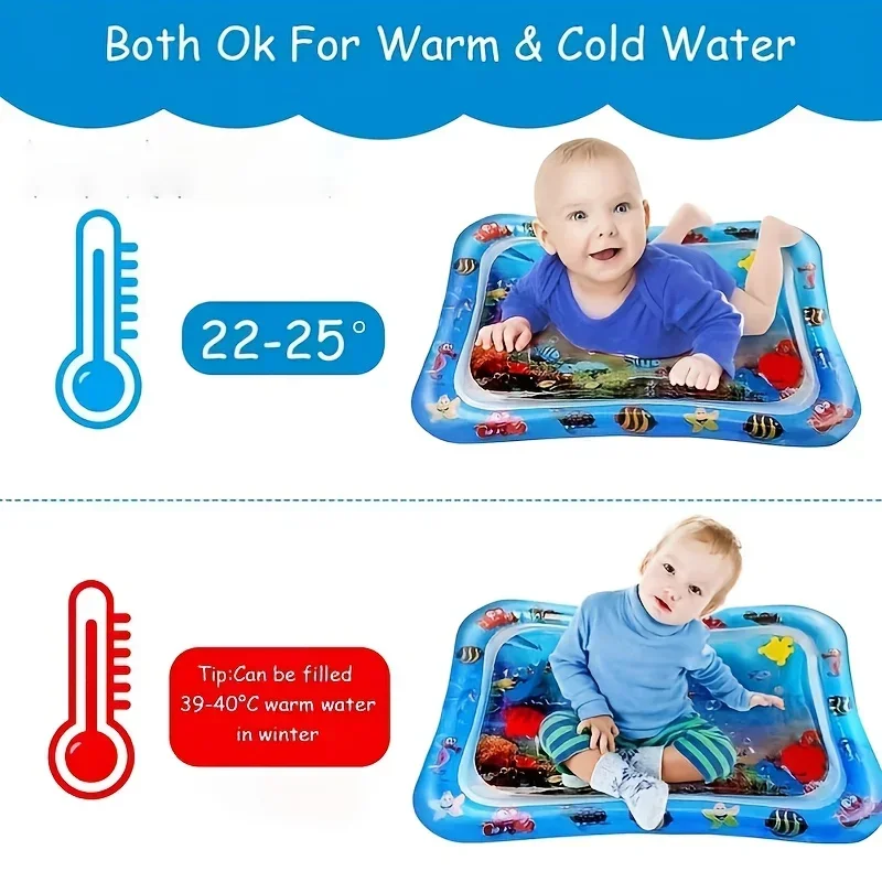 Infant Tummy Time Baby Water Play Mat PVC Inflatable Cushion Toddler Water Pad For Kids Early Education Developing Activity Toys Infant Tummy Time Baby Water Play Mat PVC Inflatable Cushion Toddler Water Pad For Kids Early Education Developing Activity Toys