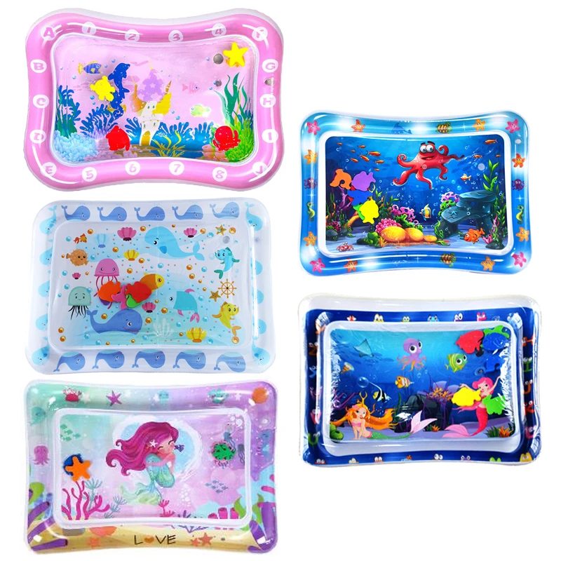 Infant Tummy Time Baby Water Play Mat PVC Inflatable Cushion Toddler Water Pad For Kids Early Education Developing Activity Toys Infant Tummy Time Baby Water Play Mat PVC Inflatable Cushion Toddler Water Pad For Kids Early Education Developing Activity Toys